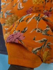 Vibrant Floral Print Midi Dress