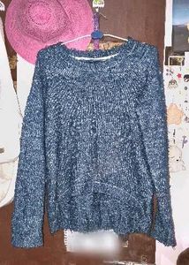 fleece furry oversized sweater