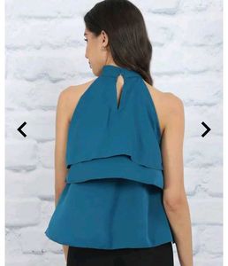 Chic Ruffled Halter Top
