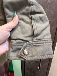 H&amp;M Jacket Coat Divided H&amp;M Hunter Green Hooded Ja