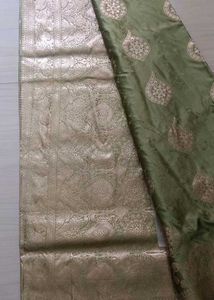 Elegant Green Banarasi Silk Saree