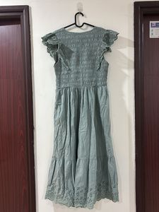 Charming Smocked Midi Dress
