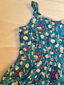 Floral Peplum Tank Top