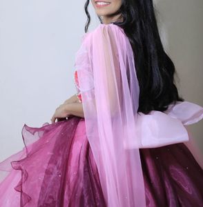 Stunning Pink Floral Gown