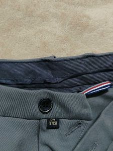 Gray Casual Pants