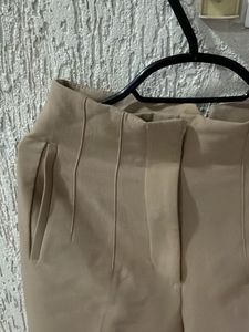 Chic Beige Tailored Trousers
