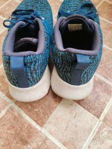 Adidas Blue Black Patterned Sneakers