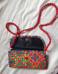 Handmade Embroidered Clutch