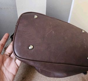 Clearance sale 💖 Brown metallic studded hobo bag