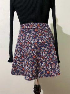 Floral Print Skirt