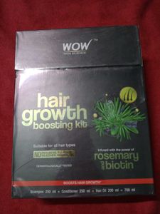 WOW Hair Growth Kit Includes Oil Shampoo Condi