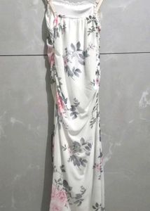 Elegant Floral Print Dress