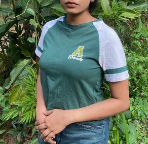 Green University Graphic Tee