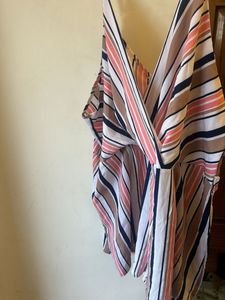 Chic Striped V-Neck romper
