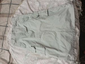 Khaki Cargo Skirt