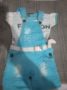 Girls Dungree Set