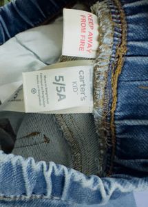Carters  Blue Jeans For 5 Yrs Old Kids