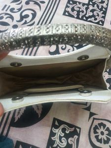 Embellished Floral Clutch Bag