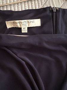 Elegant Navy Ruched Mini Dress