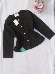 🔮Free Delivery Elegant Korean Black Jacket🔮