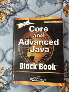 core and advanced java - black book