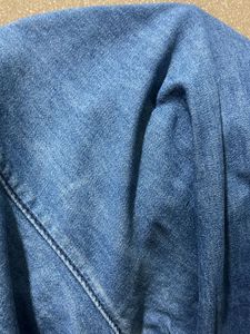 Blue Wide Leg Denim Pants