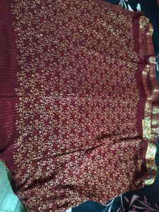 Elegant Maroon Embroidered Dupatta/Scarf