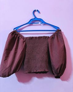 Chic Smocked Off-Shoulder Top