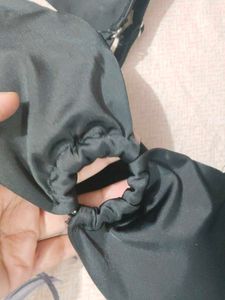 Stylish Black Padded Top