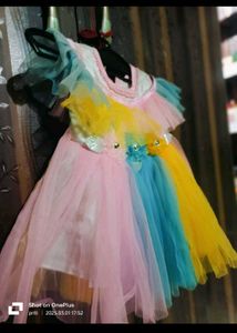 Colorful Tulle Party Dress for Girls