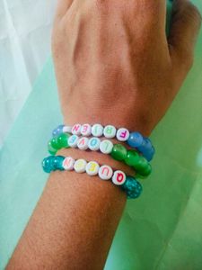 Costumize Name Bracelet Combo Of 3