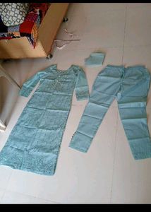 Elegant Light Blue Kurta Set