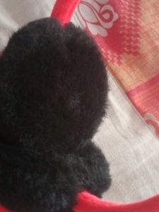 Red &amp; Black Earmuffs