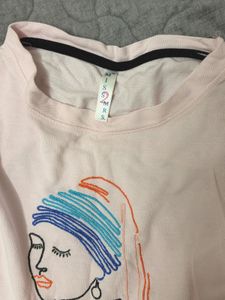 Combo Red and pink Graphic T-Shirt
