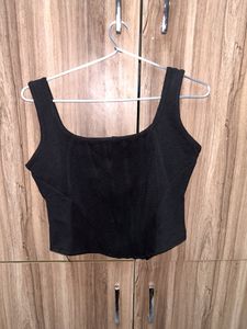 Crop Top With Back Zip