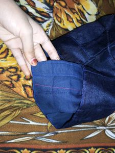 Embroidered Blue Silk Choli