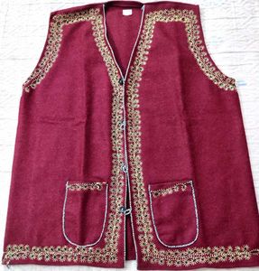 Vintage Embroidered Wool Vest🆕✨ Unused