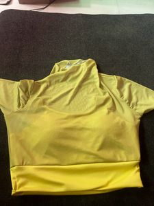 Yellow Crop Top
