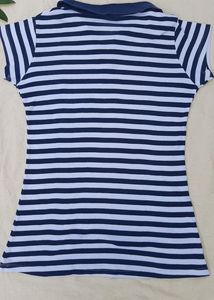 Strip White And Blue Long Tshirt