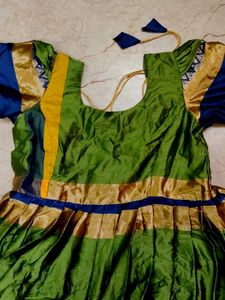 Beautiful Green Ethnic Gown HAND STICHED, NEW DRES