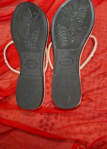 Stylish Embellished Flip-Flops