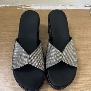 Sparkling Wedge Sandals for Women