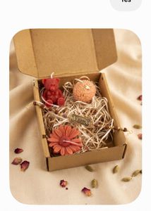Decorative Scented Candle &amp; Rakhi Gift Set