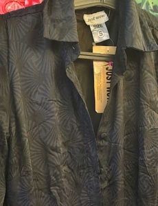 Elegant Black Button-Down Midi Dress