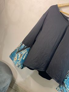 Stylish Bell Sleeve Black Top