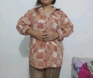 Stylish Printed Button-Up Shirt