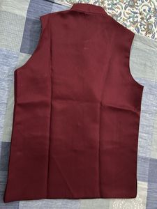 Burgundy Formal Vest