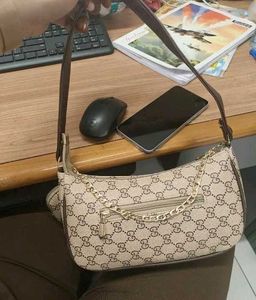 Gucci inspired Chic Monogram Shoulder Bag