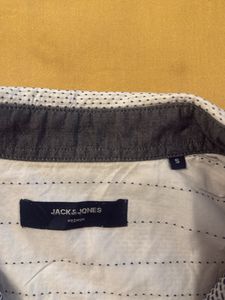 JACK AND JONES Men's Patterned Casual Shirt