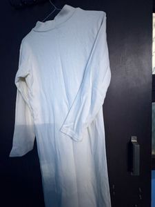 White Long Sleeve Dress